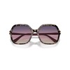 Vogue Eyewear VO5561S Sunglasses, Pink Tortoise/Tri Gradient Brown/Violet/Blue, 56 mm