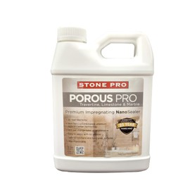 StonePro – Porous Pro Sealer (1 Quart – 32 Fl Oz) (For Sealing Travertine, Limestone, Marble & Porous Stone)