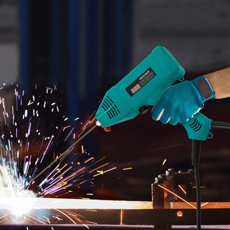 CNCEST Handheld Welder,Handheld Welding Machine,Portable Digital Welder Gun (Blue)