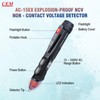 CEM AC-15EX Voltage Tester,Non-Contact Volt Tester, with Dual Range AC