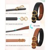 AWAYTR Reversible Belt for Women - Two-in-One Women Fashion Leather