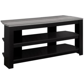 Monarch Tv Stand 42 Inch Console Living Room Bedroom Laminate Black