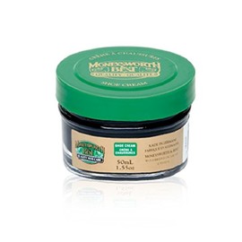 Moneysworth & Best Leather Boot & Shoe Cream Polish 1.55 oz (50ml), Dark Brown