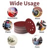 125mm Sanding Discs 8-Holes Aluminum Oxide Sandpaper for Woodworking with