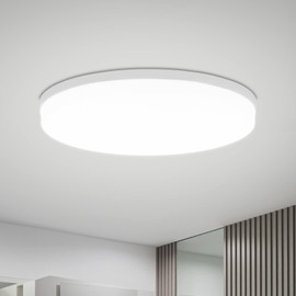 Combuh Ceiling Light LED 48 W 4320 LM Easy to Install Suitable for Modern Bedroom Living Room Kitchen Round Diameter 30 cm