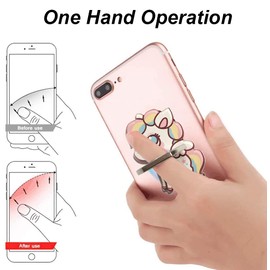 4Pcs Phone Ring Holder Stand, Cute Dogs Cats Animal Phone Stand Holder 360 Rotation Finger Ring Grip for Cellphones (Dogs Ring Grip)