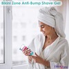 Bikini Zone Anti-Bumps Shave Gel 5 oz, 2 pk