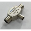 electrosmart TV Aerial Coax Splitter 1 Male to 2 Female