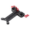 Long Lens Support Height Adjustable 15mm Rod Hole Aluminum Alloy