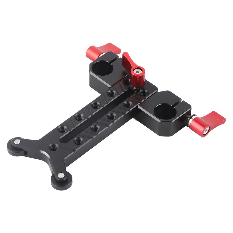 Long Lens Support Height Adjustable 15mm Rod Hole Aluminum Alloy