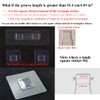 CARURLIFF 6 PCS Wall Mounted Replacement Sticky Pads for Kitchen