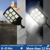 PFCTART Commercial 1000W Solar Street Light LED Lamp Outdoor Area