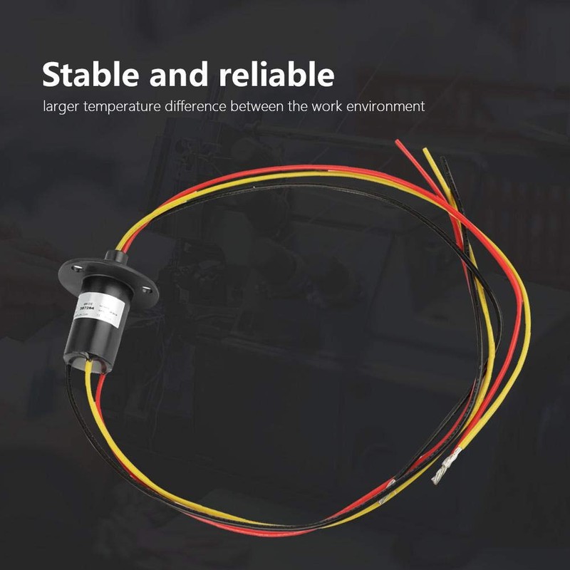 DEWIN Slip Ring, Generator 250RPM 15A Mini Slip Ring 3