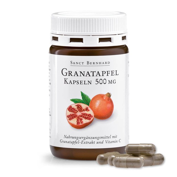 Sanct Bernhard Pomegranate, 500 mg, 90 Capsules (2 oz)