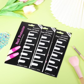 IWOWHERO Nail Protectors for Fingers 100 Sheets Nail Protector Stickers Safe Comfortable Material