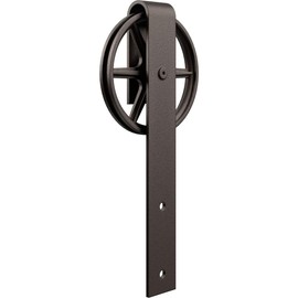 Goldberg Brothers Inc. GB60015RWBZ Premium Wagon Wheel Roller Hanger w/Bolts for Barn Door Hardware & Accessories, 2 1/4" Doors, Bronze Texture, Bronze Texture