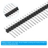 PATIKIL DIP Pin Header Single Row 40P 14mm Length Copper