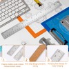 Metal Ruler Cork Backed 6 Inch 12 Inch Stainless Steel