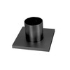 PHASAT Floor Drain Brass Contemporary 4 inches Square with Removable
