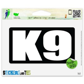 K9 K-9 Unit Police Guard Dog Car Sticker Indoor Outdoor 5" x 3"