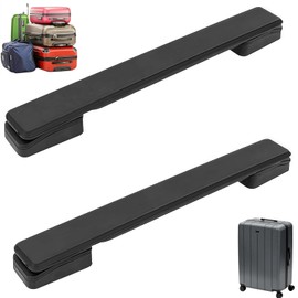 Alriedy Pack of 2 Suitcase Handle Replacement, 20 cm Plastic Handle for Luggage, Telescopic Handle Suitcase Replacement Part, Luggage Replacement Handle for Travel Suitcase, Tool Box, Suitcase Box,