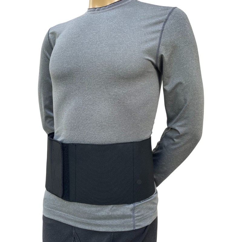 FlexaMed Umbilical Navel Hernia Belt with Compression Pad Black (6