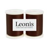 LEONIS Polyester All-Purpose Sewing Threads 110 Yards/100m 2pcs [ 78301