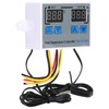 Dual Display Temperature Humidity Controller Heating Cooling Thermostat Switch NTC