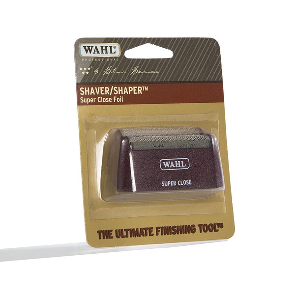 Wahl Professional 5 Star Series Shaver Shaper Replacement Super Close Silver Foil, Super Close Shaving for Professional Barbers and Stylists Model - 7031-400