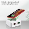 Intelligent Wireless Charging USB Station 6 Ports QC3.0 Fast Charge