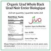 Jiva Organics Organic Urad Whole 2LB Bag - Black Gram