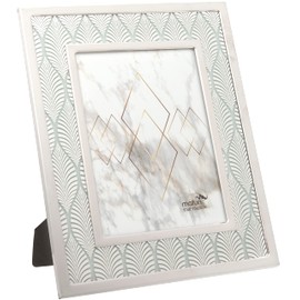 Stainless Steel Palm Tree Leaf Design Picture Photo Frame - 6 x 8/15 x 20cm