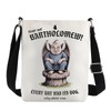 MYSOMY Fantasy Book Crossbody Bag Fear Not Everyday Had It's