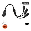 IEC 320 C14 to 3 X C13 Power Cable Universal
