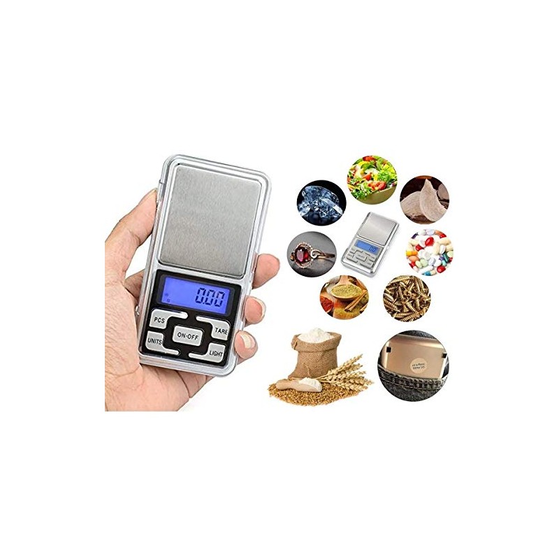 Bascula Digital Portátil Gramera 0.01g a 200g sensor de precisión