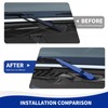RAZPOY JK Windshield Wiper Blade Trim, 3PCS Front & Rear