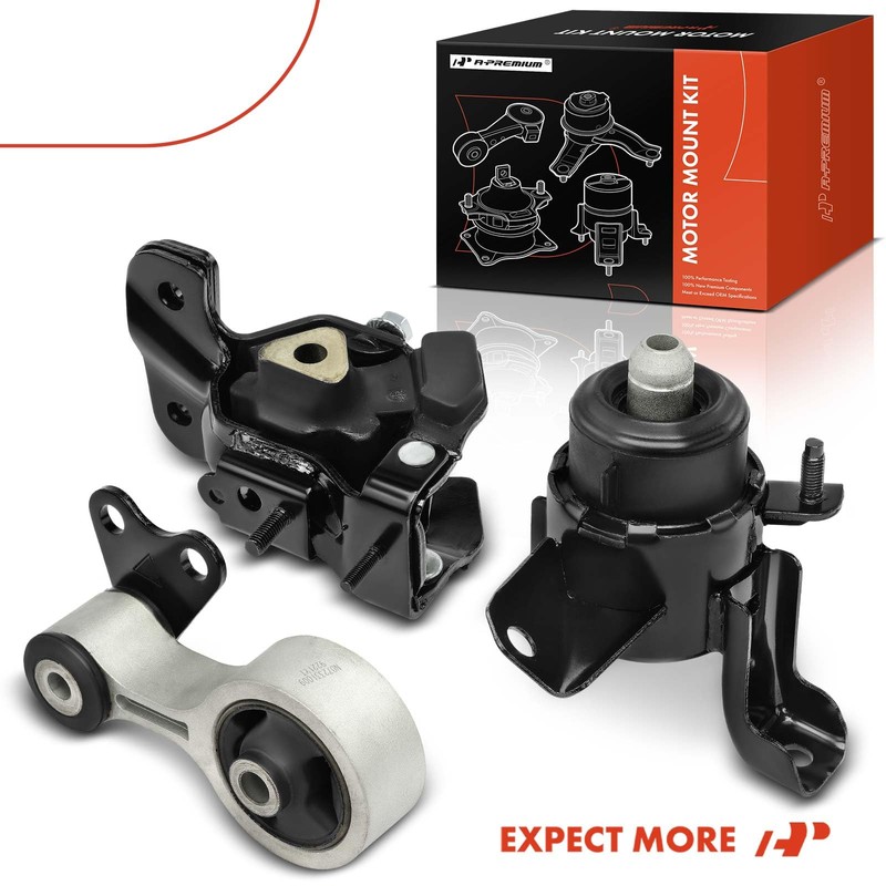 A-Premium 3-PC Engine Motor Mount and Transmission Mount and Torque