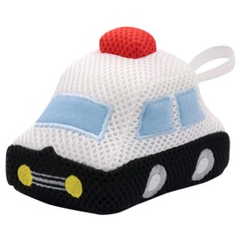 Ikeda Kogyosha 009250560 Police Car Plush Bath Toy (Body Sponge / Plush)