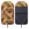 JOAIFO Front Seat Covers for Cars, Hawaii Palm Tree Bucket