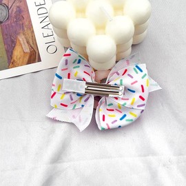 2nd Birthday Decorations Hair Bows for Girls Granddaughter Daughter 2nd Birthday Bow Hair Clips Ice Cream Hair Accessories for Baby Girl 2nd Birthday Outfit Girl Hair Barrettes