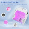 BIDUO UV LED Nail Lamp, 86W Rechargeable Cordless Nail Dryer,