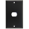 Matte Black Single 1 Gang Single 1 Despard Switch Plate