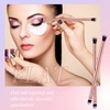 24 Pcs Eyeshadow Smudge Brush 2 in 1 Eyeshadow Brush