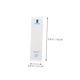 ORFOFE 150pcs Disposable Paper Thermometer Covers for Use Safe Pe Material Compatible with Thermometers Streamlined Temperature Taking Process