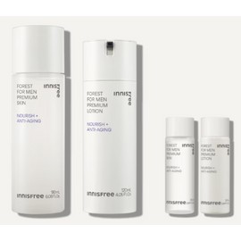 Innisfree Forest for Men Premium 2-piece set Moist and firm skin Highly moisturizing anti-aging effect / 이니스프리 포레스트 포맨 프리미엄 2종 세트 촉촉하고 탄탄한 피부 고보습 안티에이징 효과