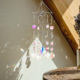 ASTNIC Crystal Suncatchers Kit Craft for Adults, 330 PCS DIY Sun Catchers Making Kits Hanging Decorative Crystal Prisms Rainbow Maker Craft for Adult Window Indoor Outdoor Garden Xmas