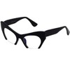 FLAWLESS EYEWEAR Cat Eye Eyeglasses Women Retro Vintage Razor Clear