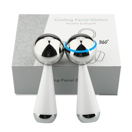 Cryo Sticks for Face - Facial Skin Care Tools for Women Face Eyes, Ice Globes-Cooling Massage Tools, Ice Globes for Face - 360 Rotating Unbreakable Stainless Steel Cooling Face Globes