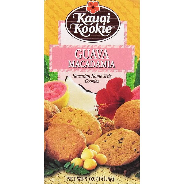 Kauai Kookie Guava Macadamia Cookies Value Pack 4 Boxes