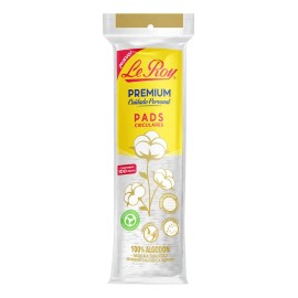 Le Roy Premium Pads Circulares 100% Algodón con 100 Piezas